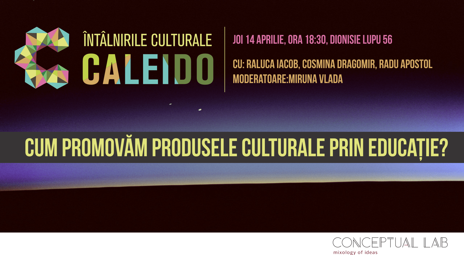 Întâlnirile Culturale CALEIDO: Cum promovăm produsele culturale cu ajutorul educației